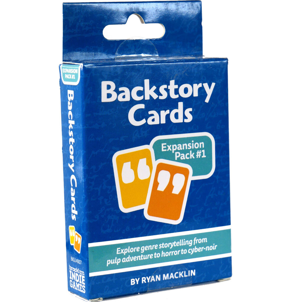 Backstory Cards Expansion #1 glamour box shot